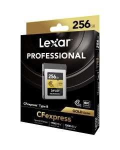 Lexar CFexpress Pro Type B Gold Series 256GB - R1750/W150...