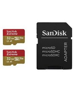 SanDisk MicroSDHC Extreme 32GB 100MB / 60MB.V30.A1 2p AC