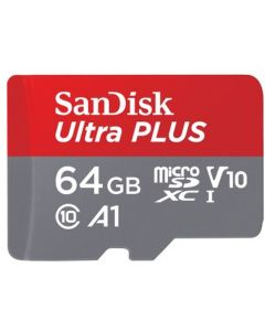 SanDisk MicroSDHC Elite Ultra 64GB 100MB/s 2Y rescue pro + 1