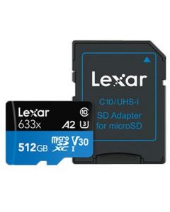 Lexar MicroSDXC High-Performance UHS-I 633X 512GB