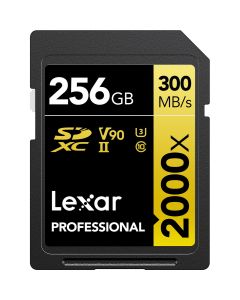 Lexar SDHC Professional UHS-II 2000X 256GB V90