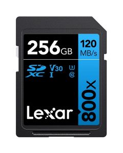 Lexar SDXC Blue Series UHS-I 800X 256GB V30