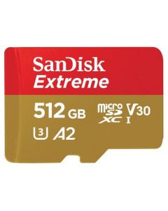 SanDisk Extreme MicroSDXC 512GB+SD Adapater A2 U
