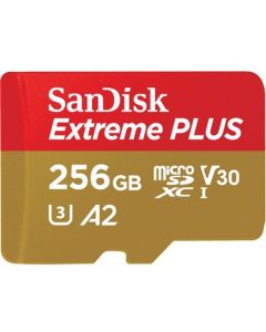 SanDisk Extreme Plus MicroSDXC 256GB+SD Adapter