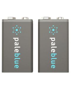 Pale Blue Li-Ion Rechargeable 9V Battery